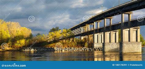 Bridge Over the River - Giurgiu - Ruse Friendship Bridge Over Danube ...