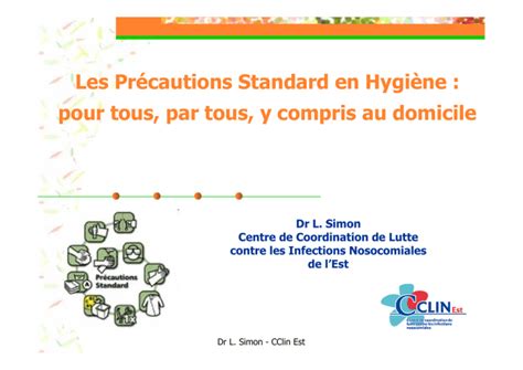 Les Précautions Standard En Hygiène Pour Tous Par Tous Y Compris