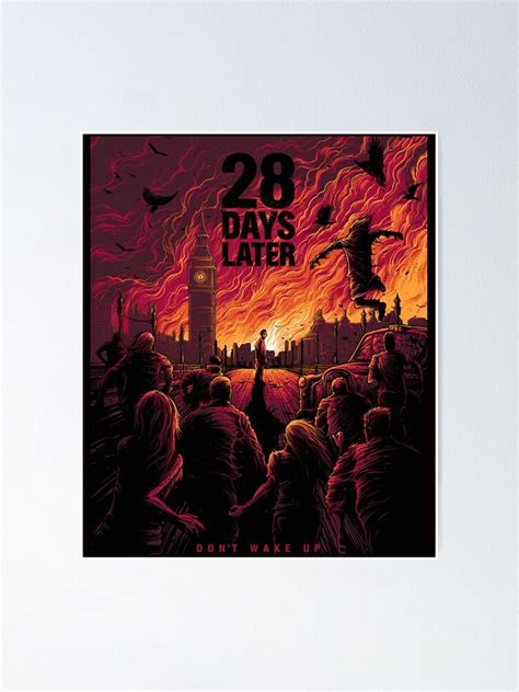 "28 Days Later Scariest Movie " Poster for Sale by daniepr-59 | Redbubble