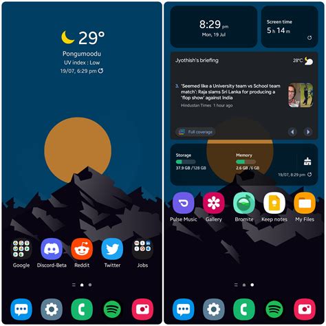 Simple Samsung home screen setup.. | Scrolller