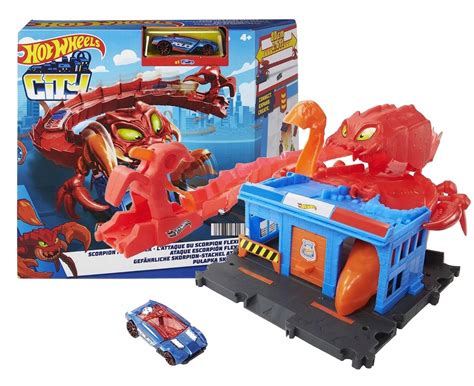 Hot Wheels City Zestaw Tor W Pu Apka Skorpiona Autko Hw Zestaw Lata Cena