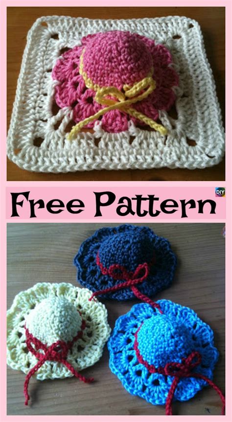 Cutest Crochet Mini Hat Free Patterns Diy Ever