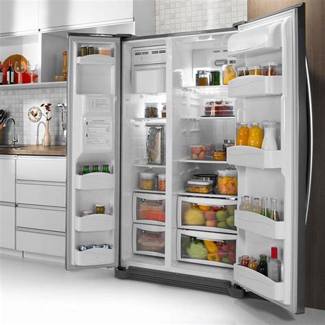 Geladeirarefrigerador Side By Side Frost Free Inox 504l Electrolux