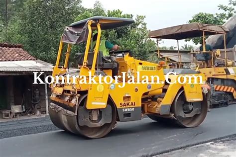 Tandem Roller Alat Pengaspalan Untuk Pemadatan Aspal Hotmix