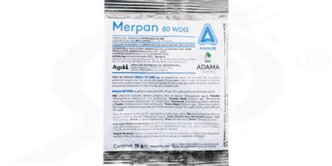 Merpan 80 WDG Plic 15 G Adama Fungicide Nexles Europe