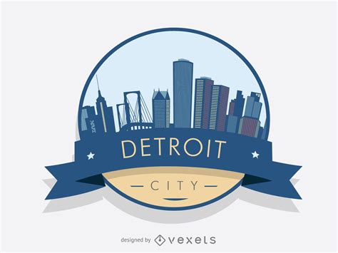 Detroit Map Logo