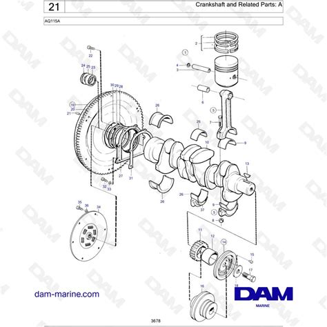 Spare Parts And Exploded Views For Volvo Penta Aq