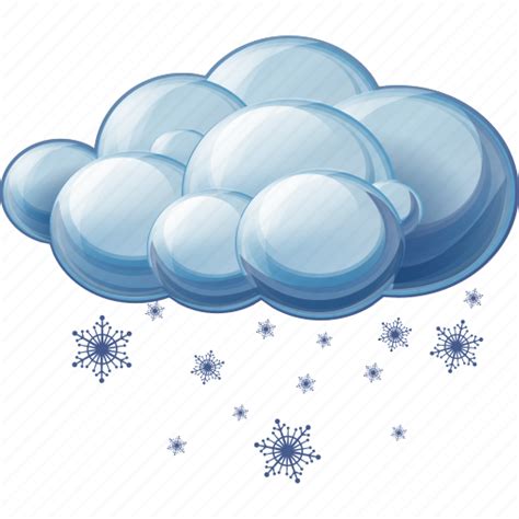 Cartoon Snow Cloud