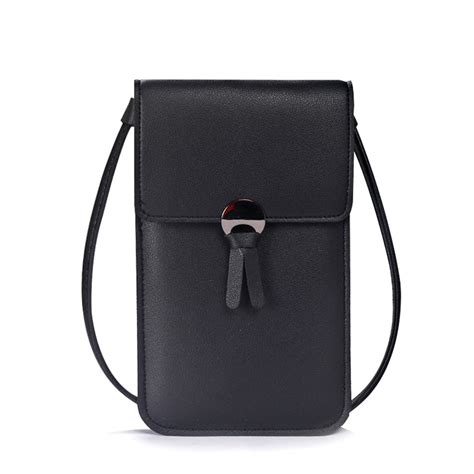 Kihout Discount Dgs Women Touchscreen Phone Bags Mini Leather Mobile Phone Crossbody Bags