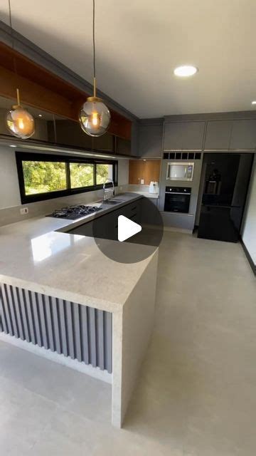 Arquitetura And Design On Instagram Detalhes Dessa Cozinha Linda Com Marcenaria Cinza E