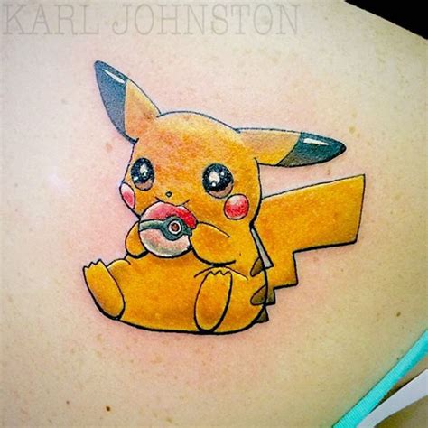 Super Cute Pikachu Tattoo - Best Tattoo Ideas Gallery