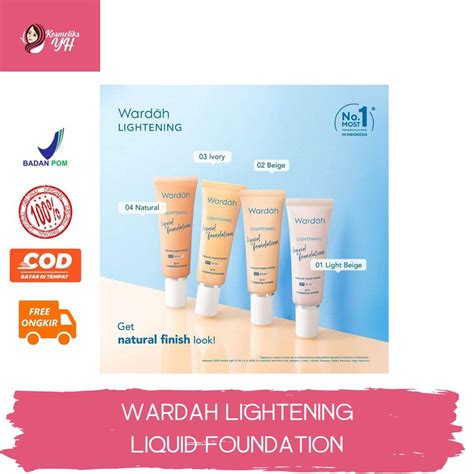 Jual Wardah Lightening Liquid Foundation With Spf Pa Wardah