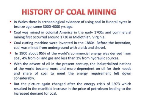 Coal mining methods | PPT