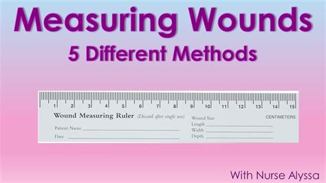 Ways To Measure A Wound Youtube