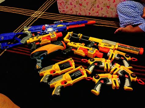 Khaia: NERF GUNS!