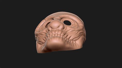 Wolf Mask - Payday 2 3D Model by blackstar90