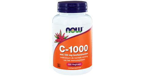 NOW C 1000 met 100mg Bioflavonoïden Capsules 100ST