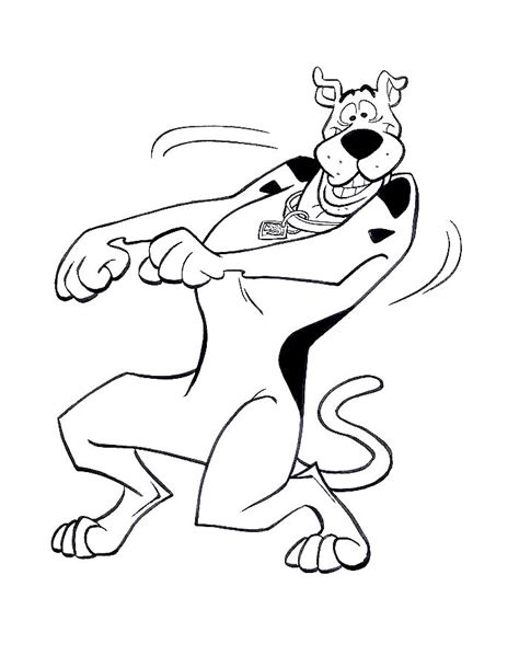 Scooby Doo Coloring Pages Free Printable Pdf