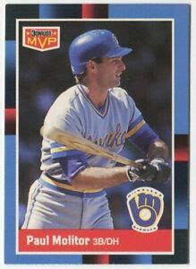 Donruss Mvp Bonus Card Bc Paul Molitor Milwaukee Brewers Hof Ebay