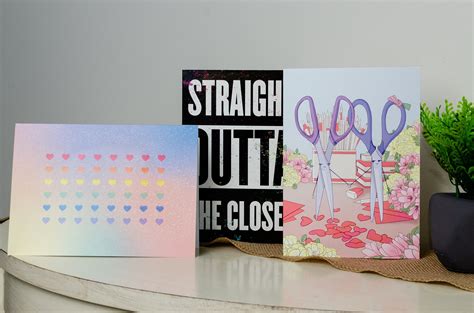 Funny Lesbian Card Cute Lgbtq Gift Lesbian Scissor Joke Etsy