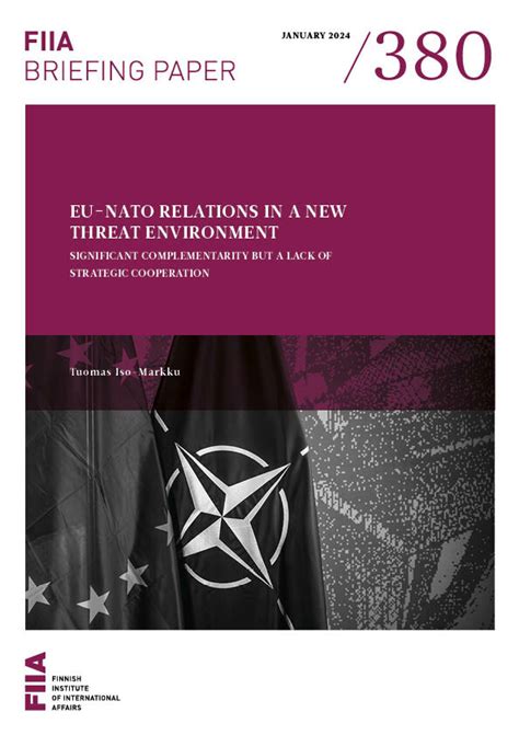 EU-NATO relations in a new threat environment | FIIA