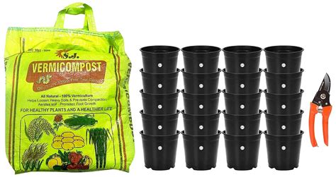 Kraft Seeds Pcs Plastic Plants Nursery Seedlings Pot Flower Plant