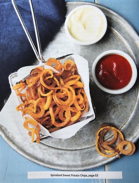 Quick & Easy Spiralizer Cookbook - Spiralized Sweet Potato Chips ...