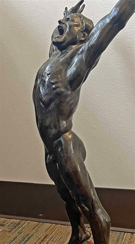 Exultation Large Rare Bronze W Male Nude Celebrating Liberation Of Belgium For Sale At StDibs