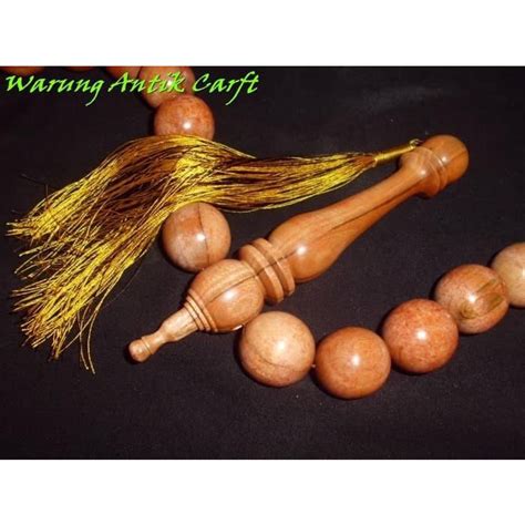 Jual Jual Tasbih Kayu Tesek Tengsek Asli Gunung Merapi Biji Mm Oleh