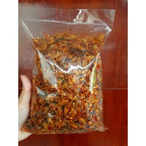 BABY FISH IKAN PEPETEK CRISPY 500GR KRIUK CIKRUH PEDAS JERUK GURIH