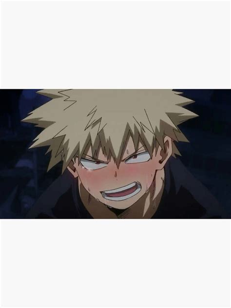 "Cute Blushing Bakugo " Sticker by AceArtsProducts | Redbubble