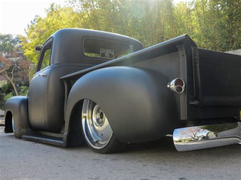 Bagged 1951 Chevy 3100 Stepside