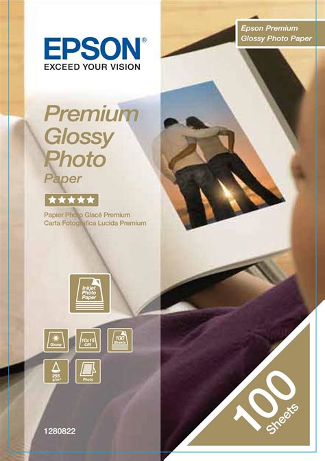 Premium Glossy Photo Paper 10x15cm 100 Feuilles Papiers Et