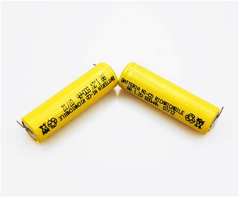 Ni Cd Rechargeable Battery Aa 600mah 1 2v Emergency Lighting Battery