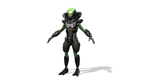 3d Model Alien Soldier Turbosquid 2031413