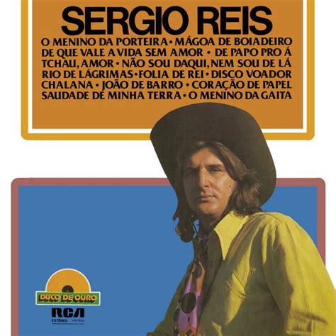 Disco de Ouro Álbum de Sérgio Reis LETRAS MUS BR