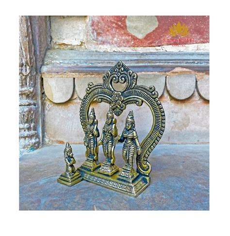 Buy Brass Ram Darbar Statue Ram Navami Puja Idols Lord Ram Sita