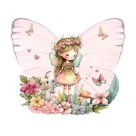 Birthday Illustration Illustration Girl Fairy Magic Fairy Angel