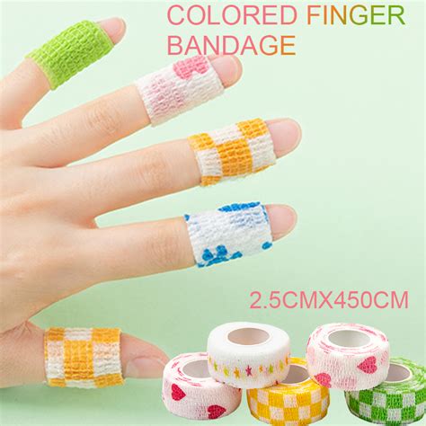 Colored Self Adhesive Finger Guard Bandage Writing Protect Finger Tape