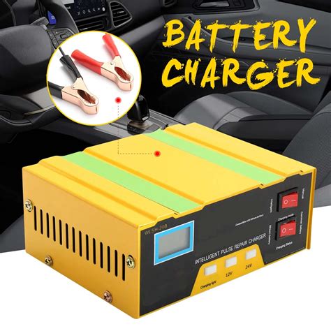 Full Automatic Car Battery Charger V V Motorcycle Car Intelligent