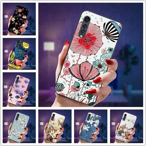 For Lg Velvet Case Relief Flower Tpu D Emboss Silicone Cases For Lg