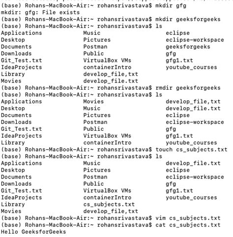 Basic CentOS Linux Commands in linux - GeeksforGeeks