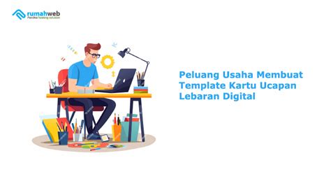 Peluang Usaha Membuat Template Kartu Ucapan Lebaran Digital