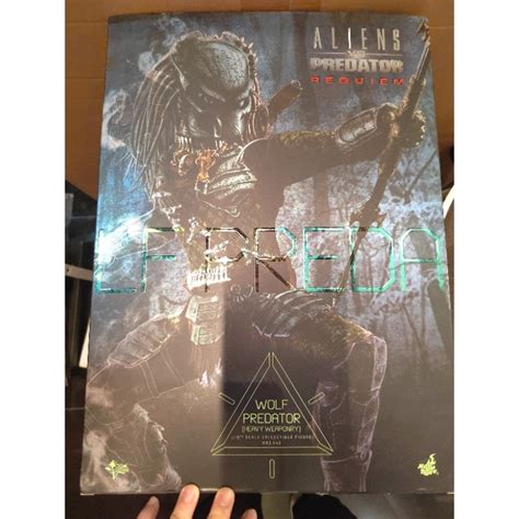 Hot Toys MMS AVPR Wolf Predator Heavy Weaponry Scale Figure Back In Box Shopee Malaysia