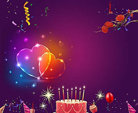 Free Poster Birthday Get Background Images Birthday Poster Background Material Photo