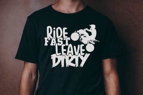 Ride Fast Leave Dirty SVG T Shirt Design 4 Wheeler Svg Quad Riding