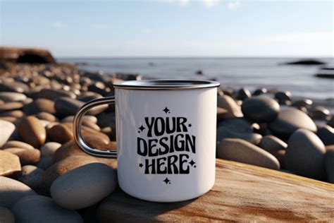 Camping Enamel Mug Mockup Graphic By Mockup Infinity Creative Fabrica