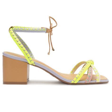 Sand Lia Salto M Dio Bloco Color Arezzo Nude Colorida