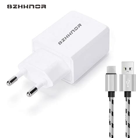 Adaptador De Carga De Pared Para Tel Fono M Vil Cargador Usb Tipo C