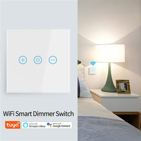 Interrupteur Variateur Tactile Intelligent Led Wifi Eu Us Compatible